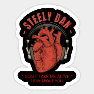 Steely heart music Sticker